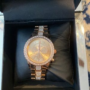 Brand new rose gold bebe watch
